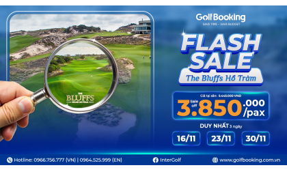  Flash Sale The Bluffs Hồ Tràm – Siêu Deal 3.850.000 VND/Khách | Tiết Kiệm 1.595.000 VND